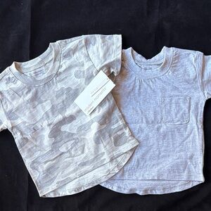 Modern Moments 18M 2pc Kids Camouflage and Gray T-Shirts